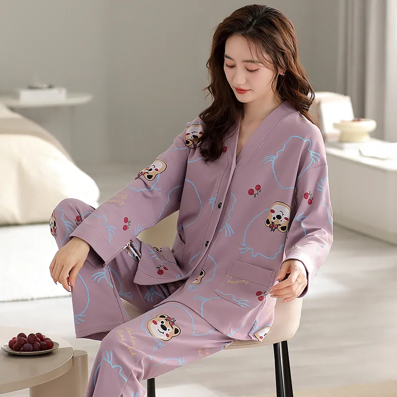 Maultiay Pajama Set Women's Purple-7