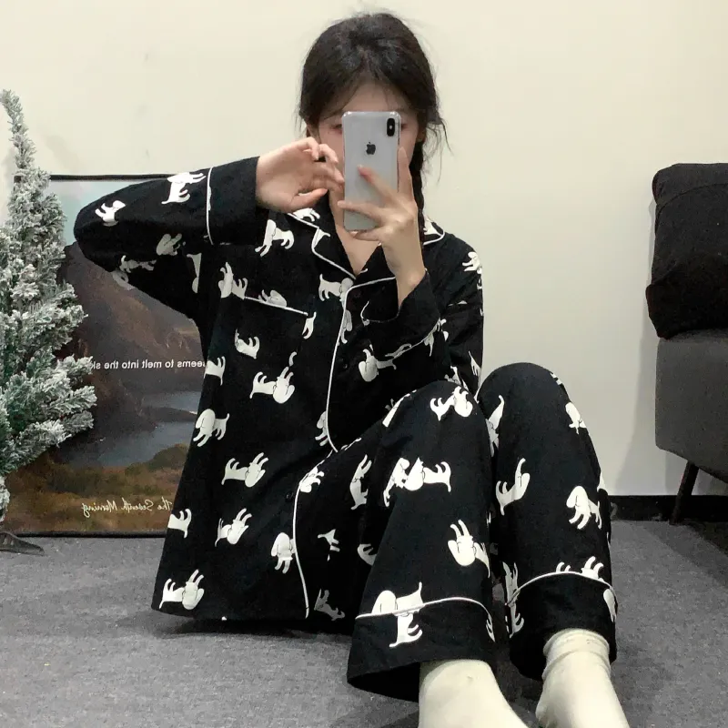 Maultiay Pajama Set Women's Black-5