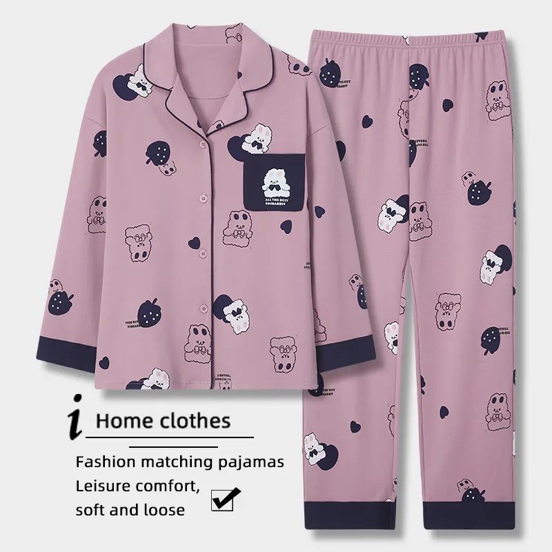 Maultiay Pajama Set Women's Purple-1