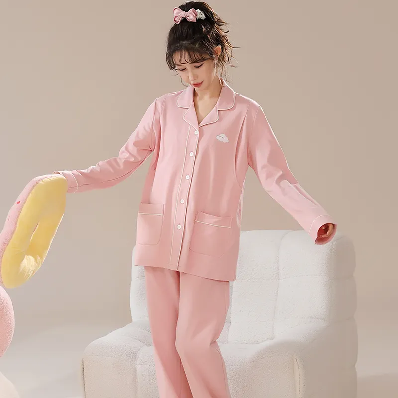Maultiay Pajama Set Women's Pink-3