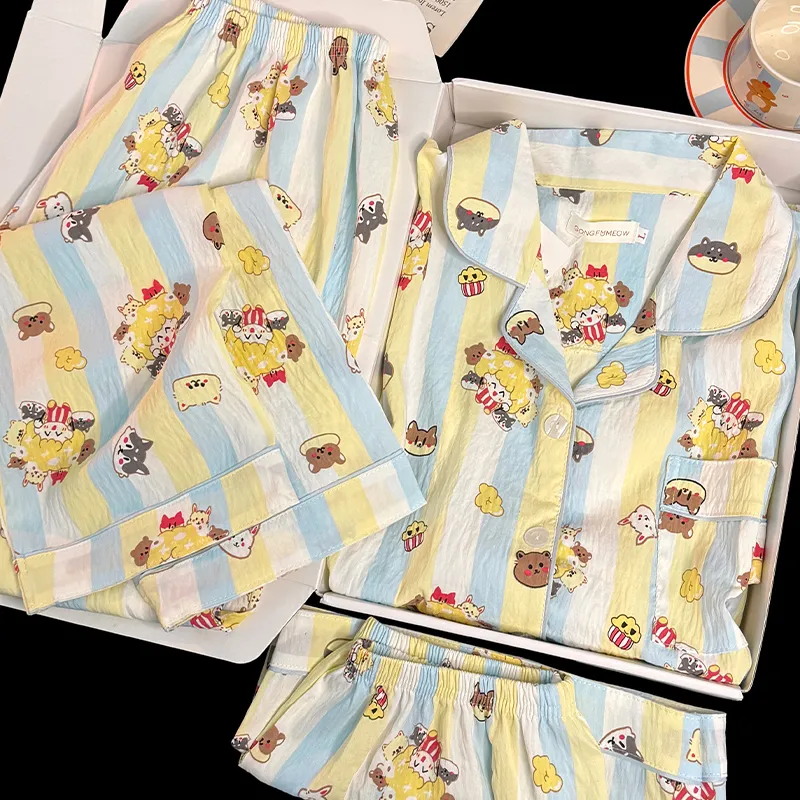 Maultiay Pajama Set Summer Women's-2