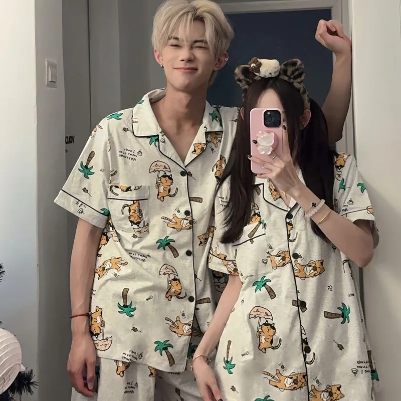 Maultiay Pajama Set Spring And Summer Men's-1