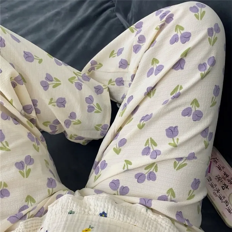 Maultiay Women's Pajama Pants-4