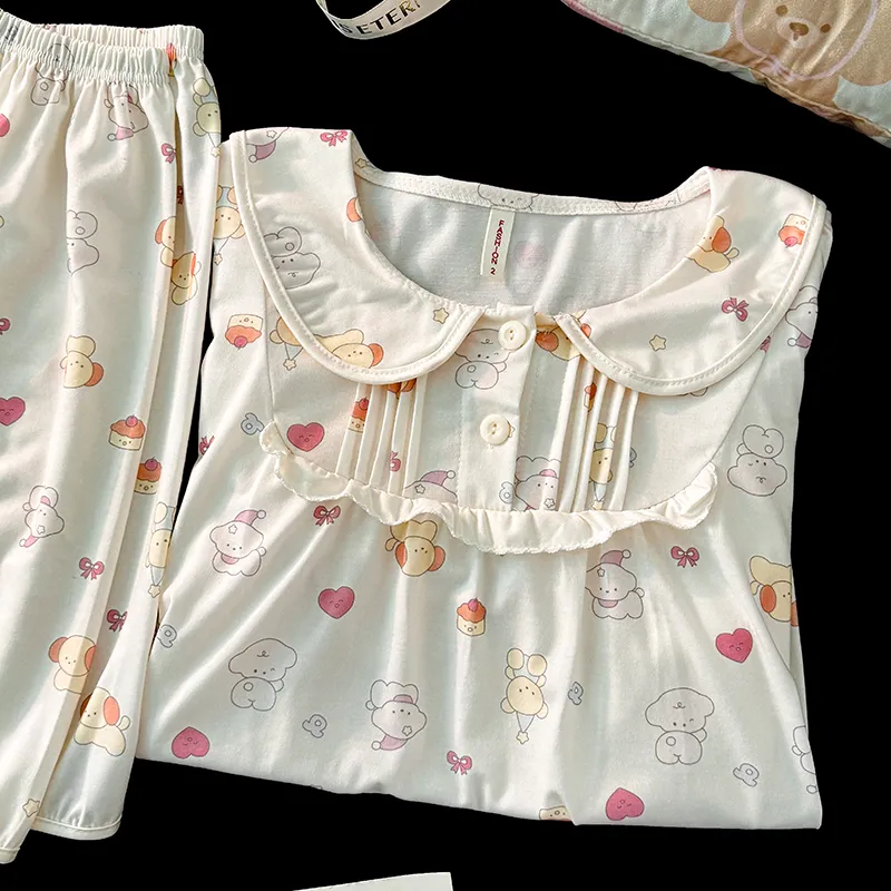 Maultiay Pajama Set Summer Women's-4