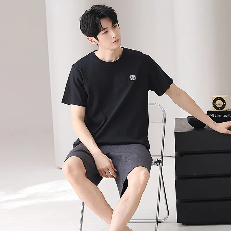 Maultiay Pajama Set Men's Black-2