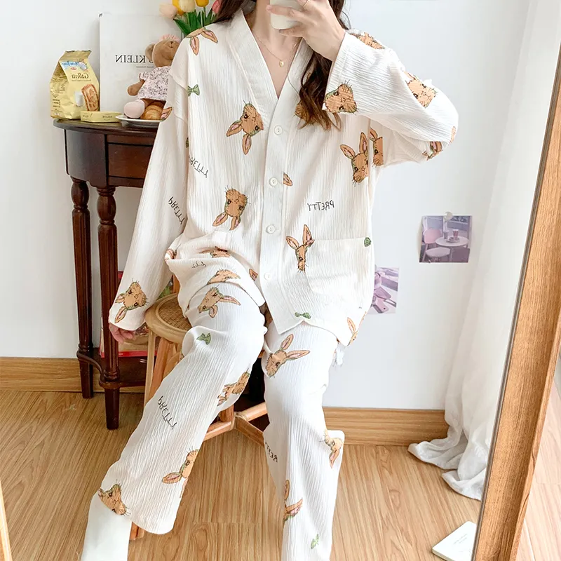 Maultiay Pajama Set Summer Women's-3