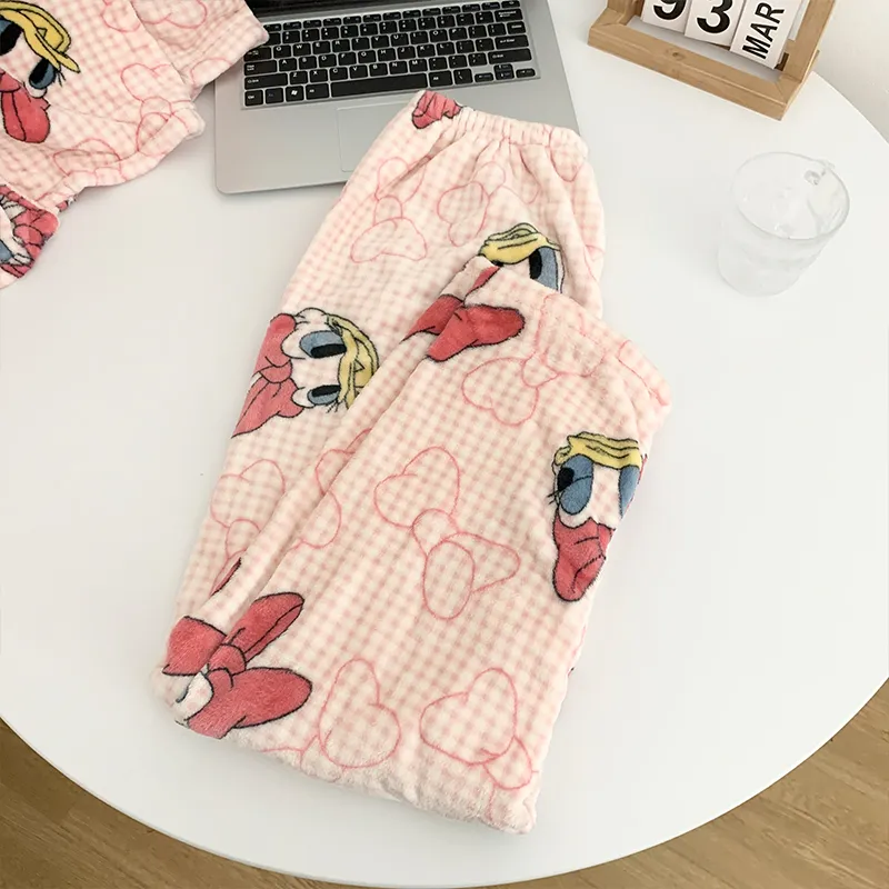 Maultiay Pajama Set Women's Pink-5