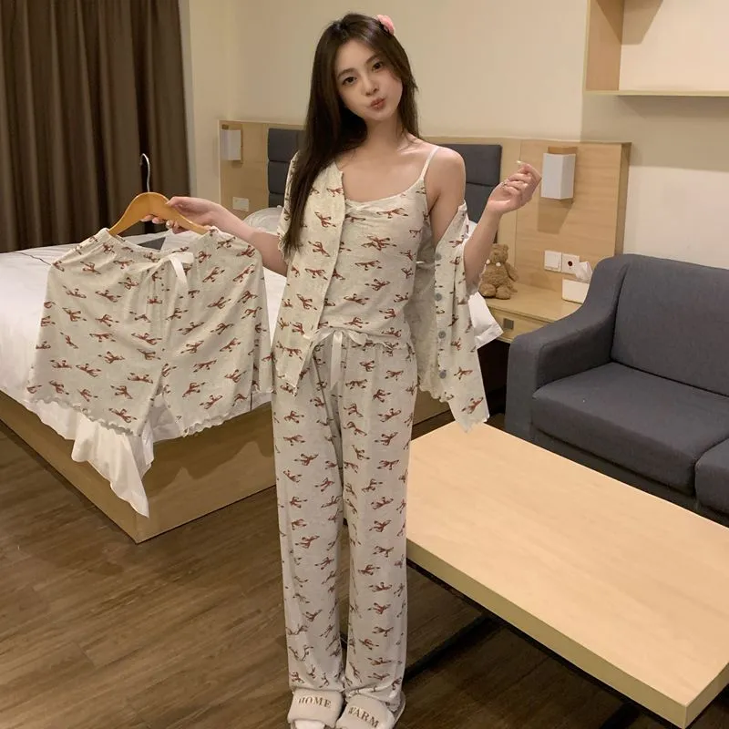 Maultiay Pajama Set Women's Gray-4
