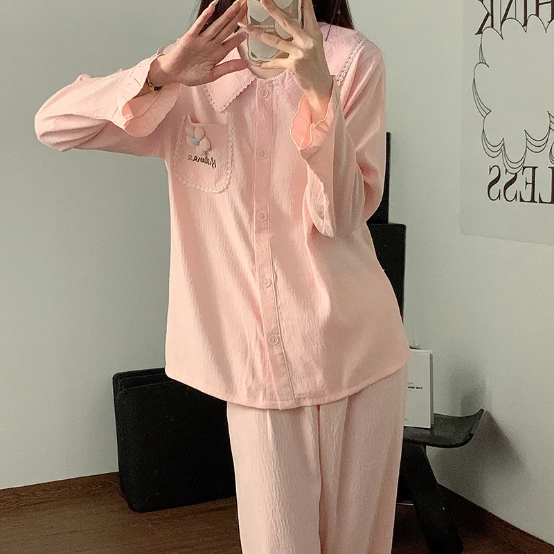 Maultiay Pajama Set Women's Pink-3