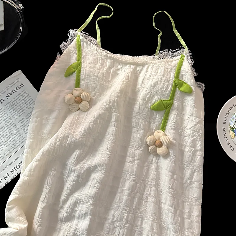 Maultiay Nightgown Summer Women's-2