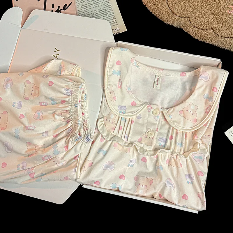 Maultiay Pajama Set Summer Women's-1