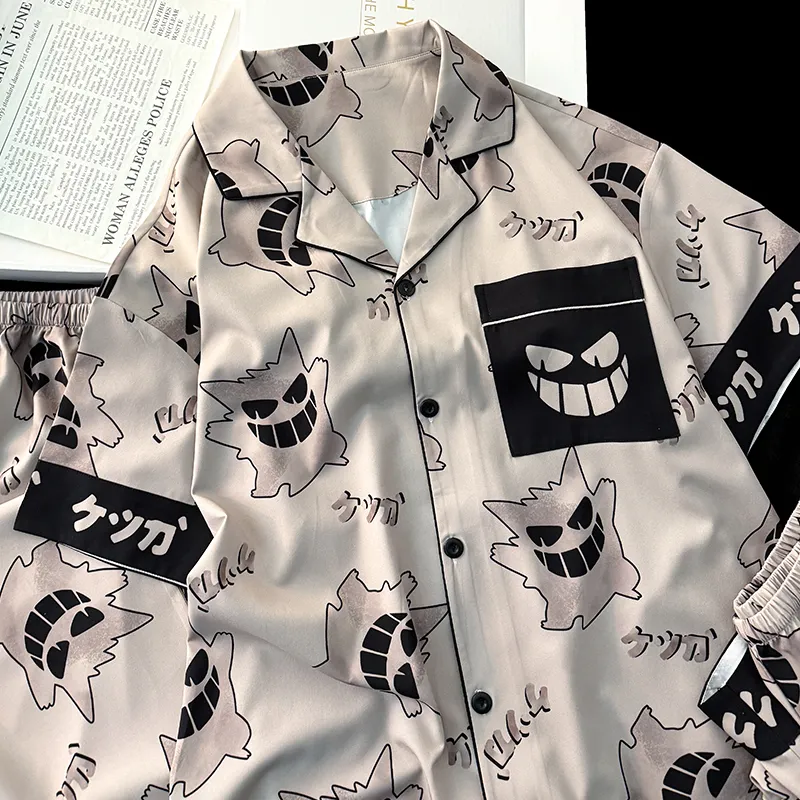 Maultiay Pajama Set Summer Men's Gift Box Set-4