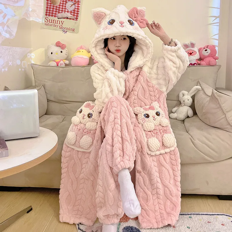 Maultiay Pajama Set Women's Pink-2