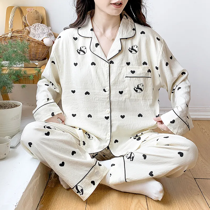 Maultiay Pajama Set Women's Ecru-1