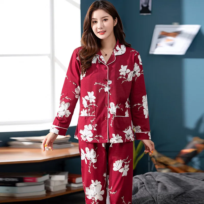 Maultiay Pajama Set Women's Red-2