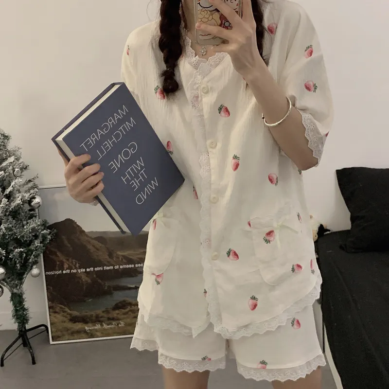 Maultiay Pajama Set Women's White-3