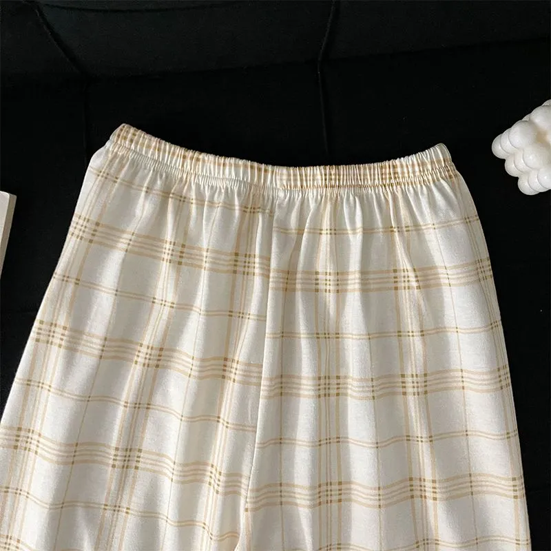 Maultiay Pajama Set Women's Apricot-3