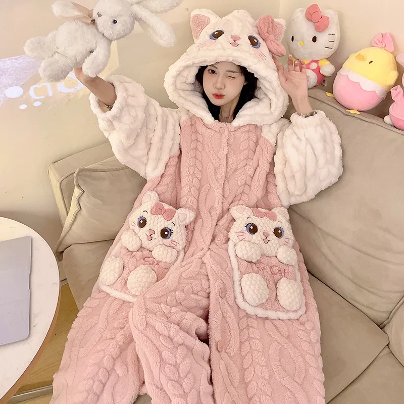 Maultiay Pajama Set Women's Pink-5