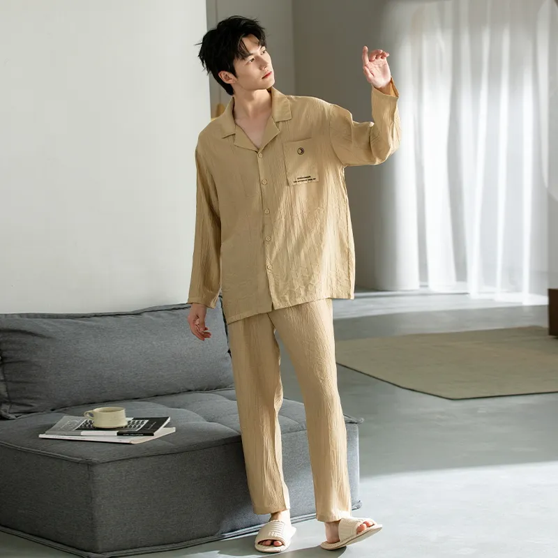 Maultiay Pajama Set Men's Khaki-3