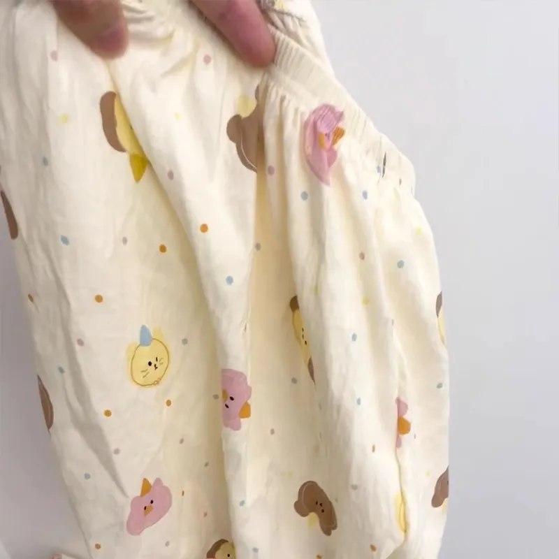 Maultiay Pajama Set Women's Apricot-3