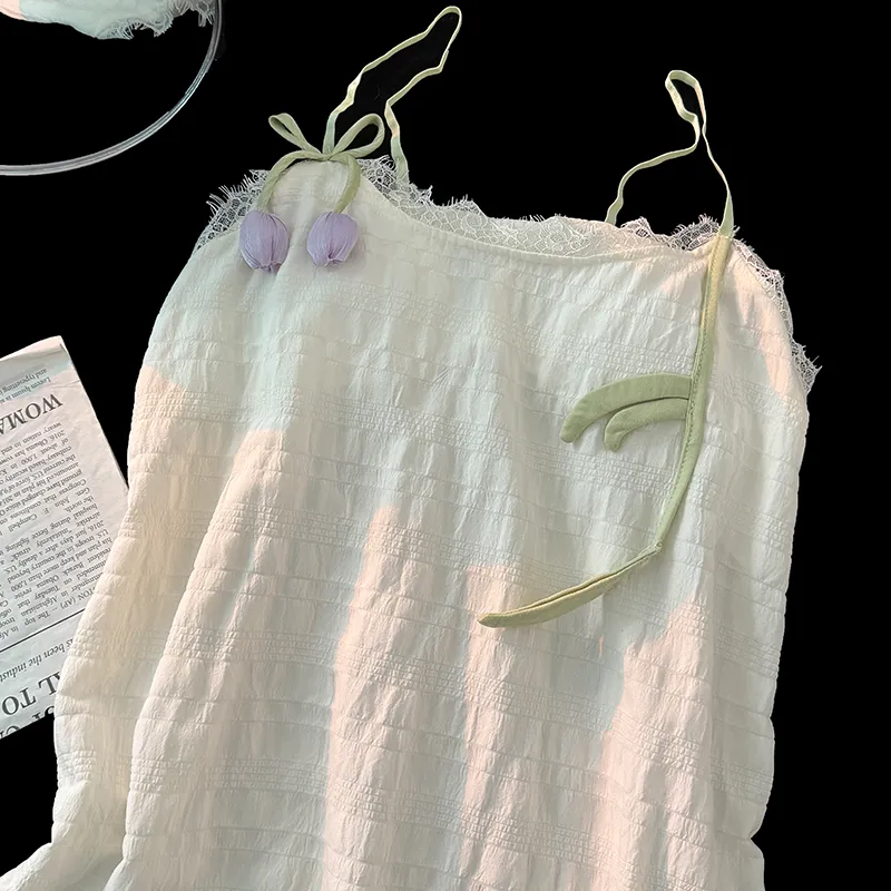 Maultiay Nightgown Summer Women's-2