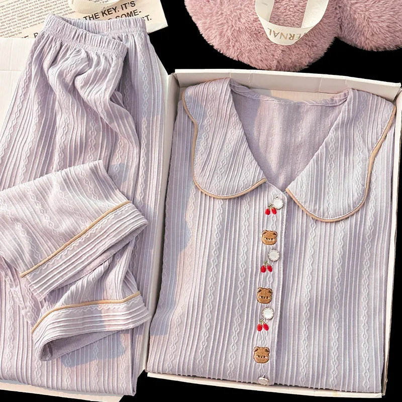 Maultiay Pajama Set Women's Purple-1