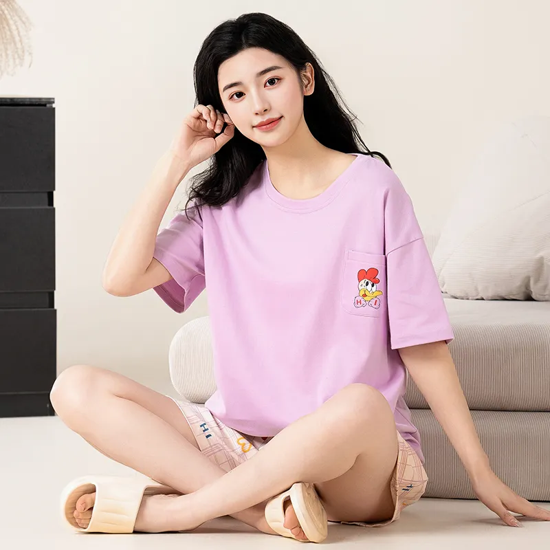 Maultiay Pajama Set Women's Purple-3