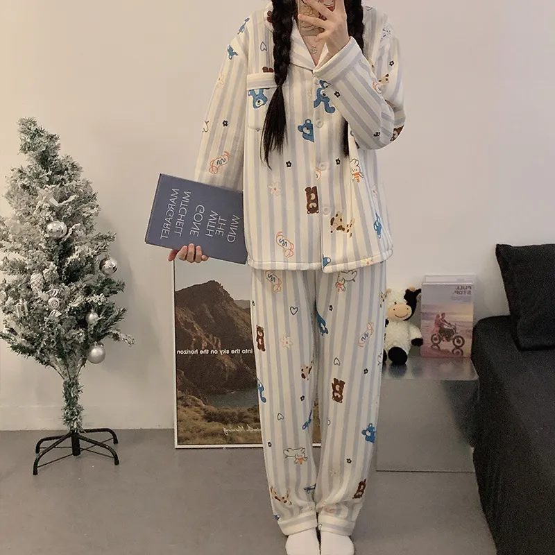 Maultiay Pajama Set Women's White-3