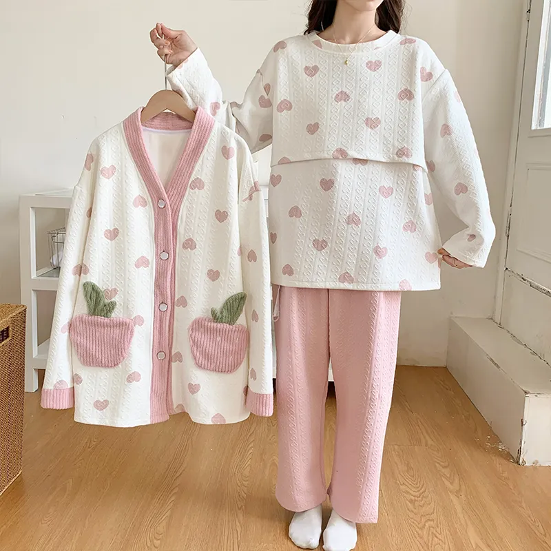 Maultiay Pajama Set Women's Pink-2