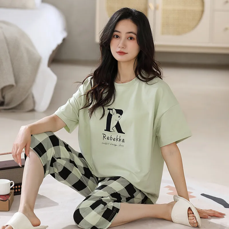 Maultiay Pajama Set Women's Green-4