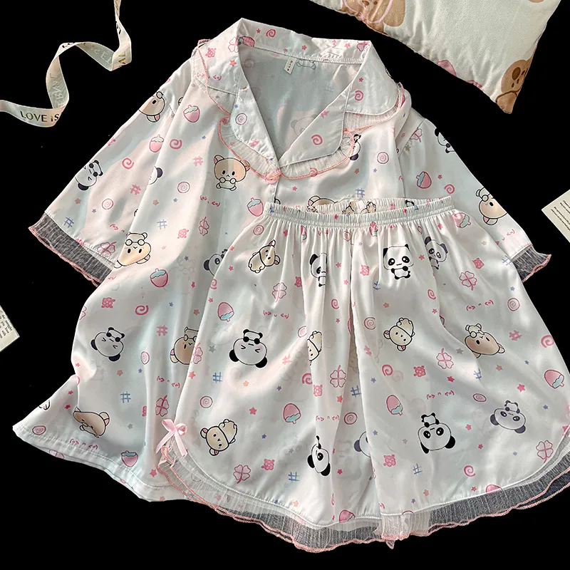 Maultiay Pajama Set Summer Women's-5