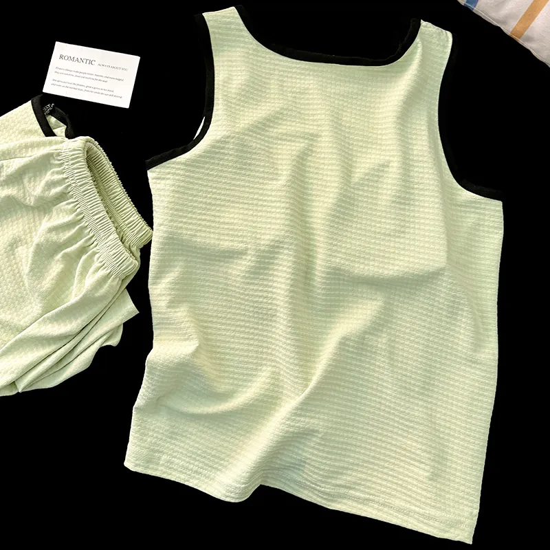 Maultiay Pajama Set Women's Green-2