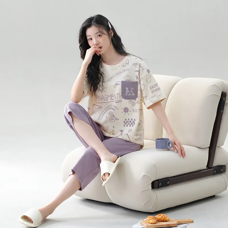 Maultiay Pajama Set Summer Women's Gift Box Set-4