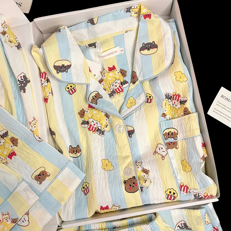 Maultiay Pajama Set Summer Women's-3