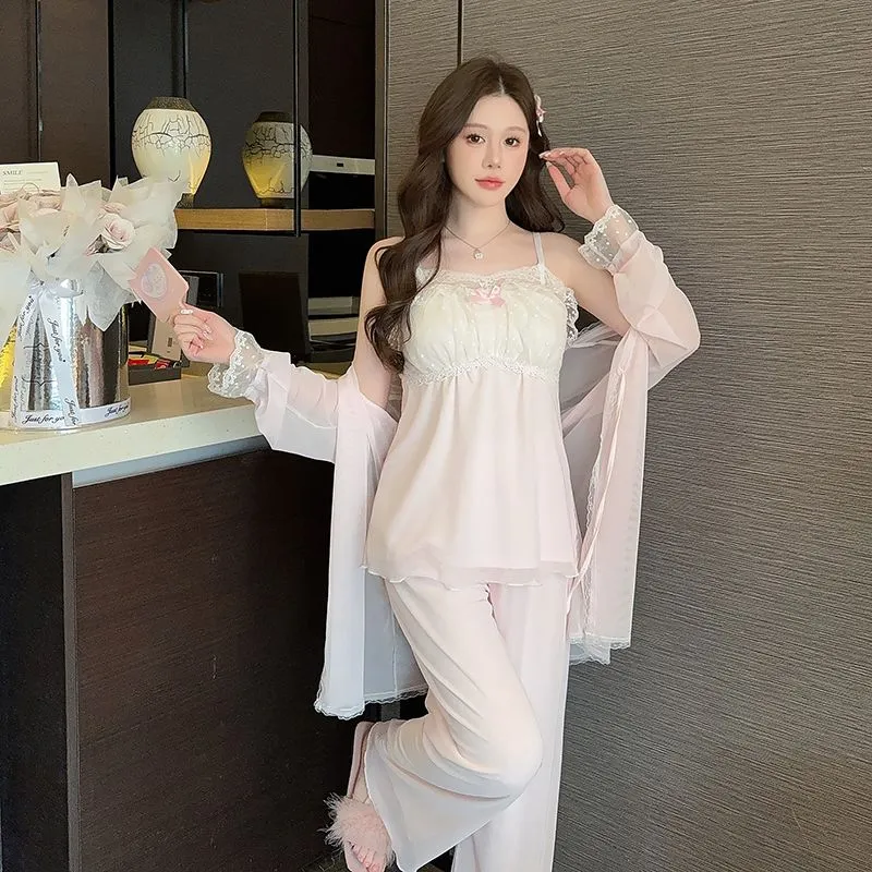 Maultiay Pajama Set Women's Pink-2