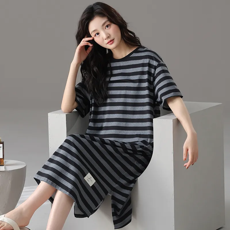 Maultiay Nightgown Women's Dark Gray-2