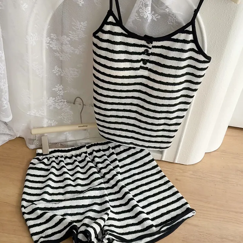 Maultiay Pajama Set Women's Black-3