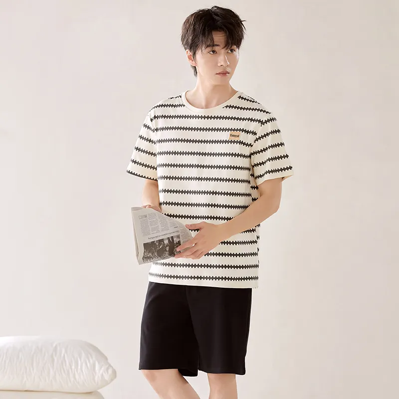 Maultiay Pajama Set Summer Men's-2