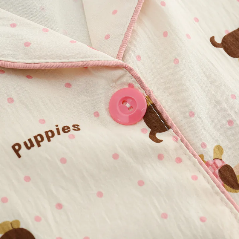 Maultiay Pajama Set Women's Apricot-3