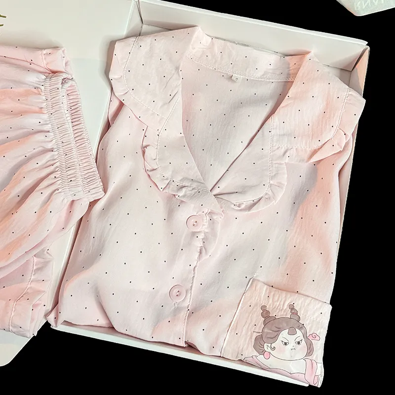 Maultiay Pajama Set Summer Women's-5