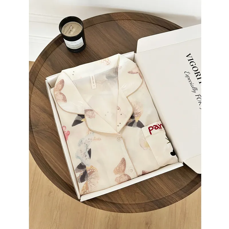 Maultiay Pajama Set Women's Apricot-5