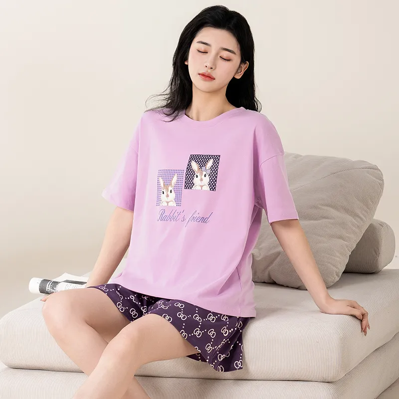 Maultiay Pajama Set Women's Purple-5