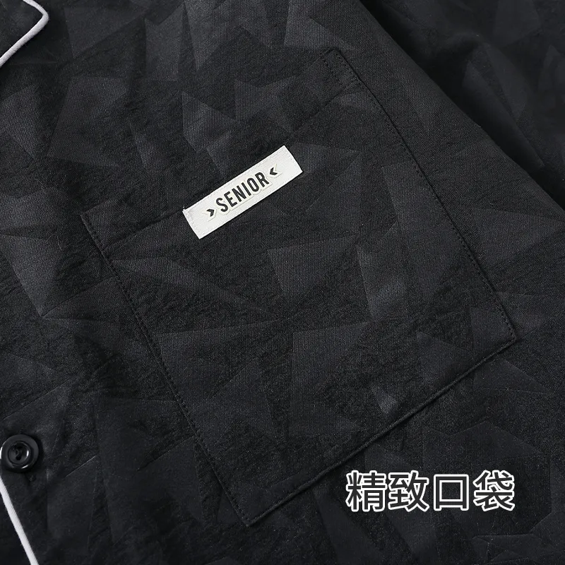 Maultiay Pajama Set Men's Black-4