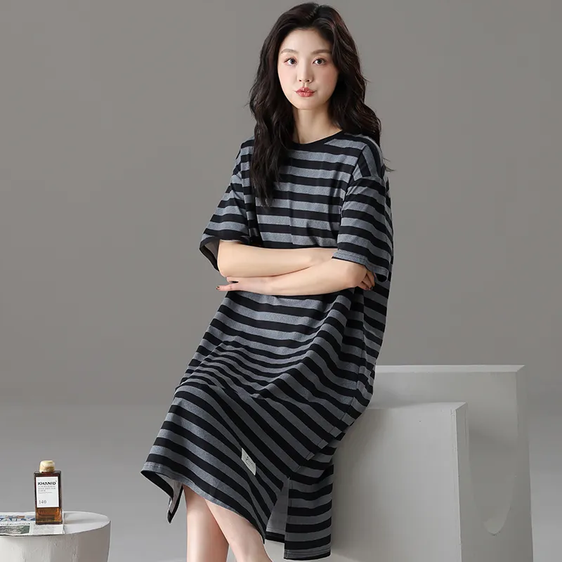 Maultiay Nightgown Women's Dark Gray-3