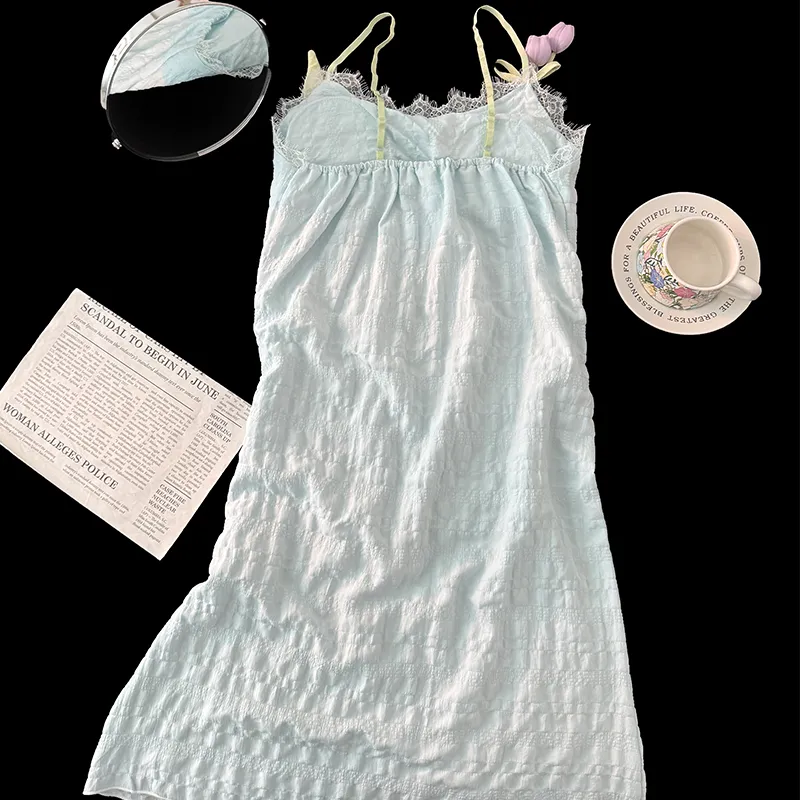 Maultiay Nightgown Summer Women's-1