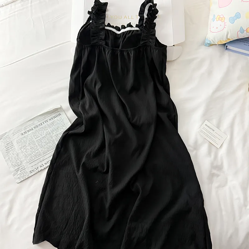 Maultiay Nightgown Women's Black-2