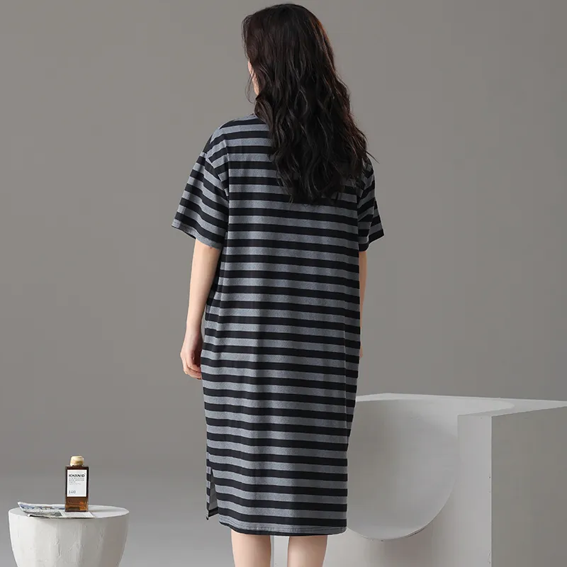 Maultiay Nightgown Women's Dark Gray-7