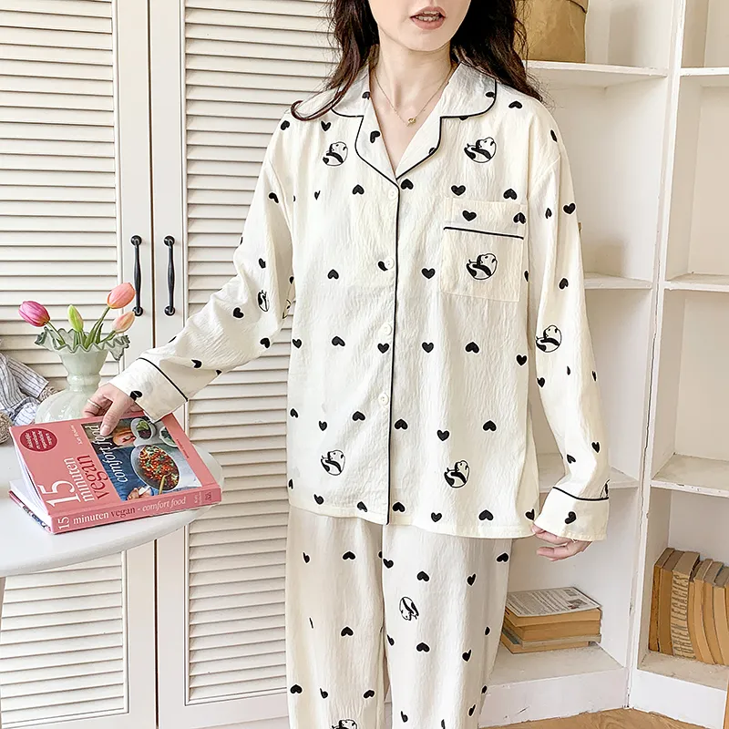 Maultiay Pajama Set Women's Ecru-3