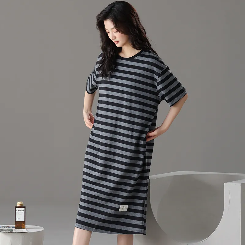 Maultiay Nightgown Women's Dark Gray-6
