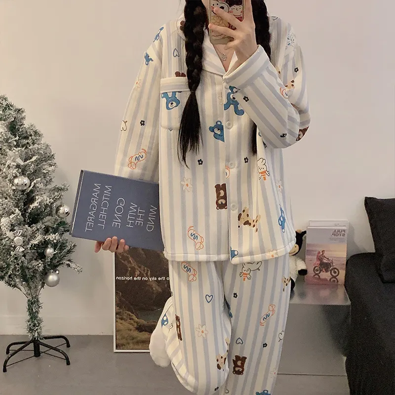 Maultiay Pajama Set Women's White-2
